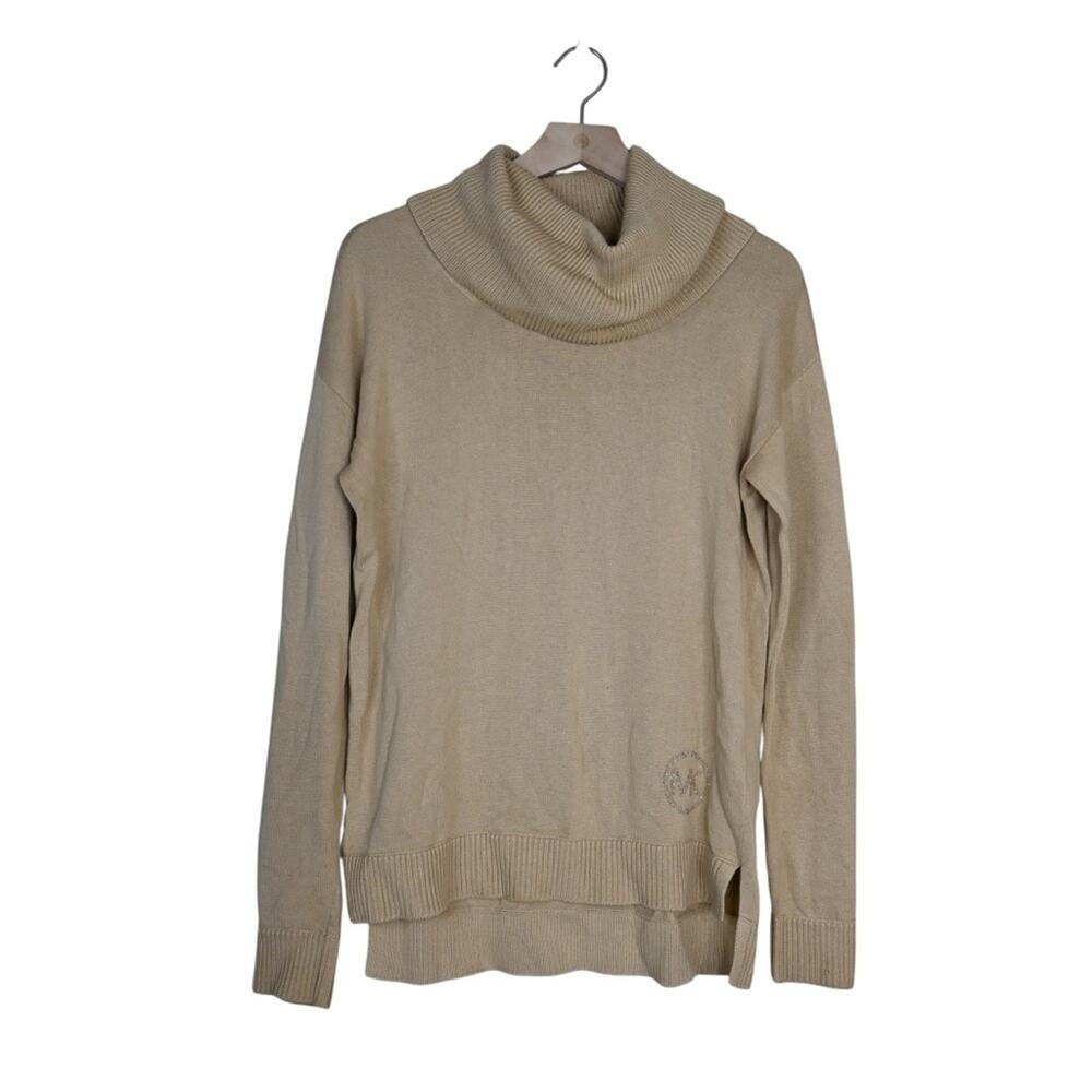 Michael Michael Kors Women's S Cowl Neck Logo Sweater